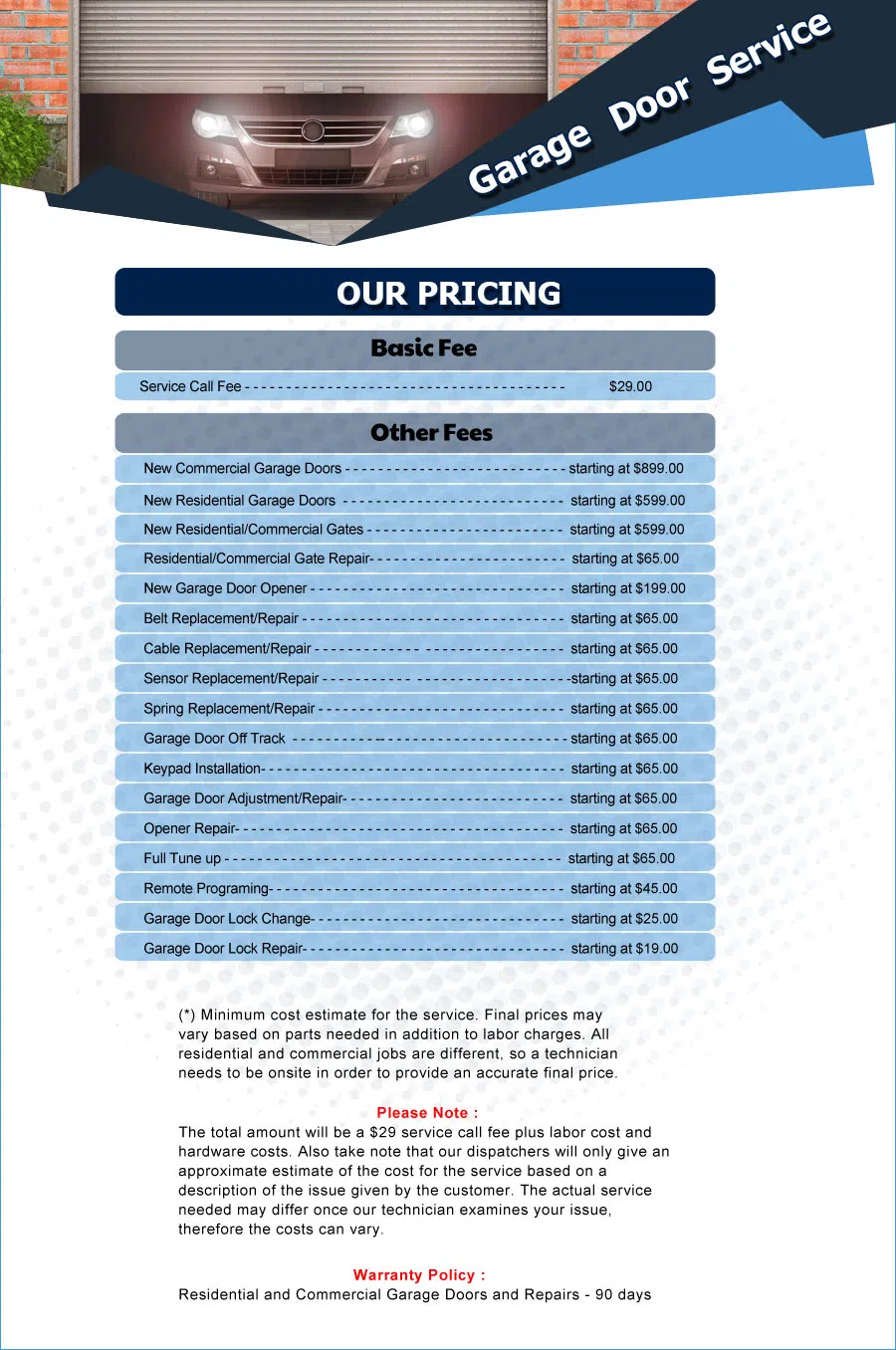 Eagle Garage Door Service Denver, CO 303-578-5431